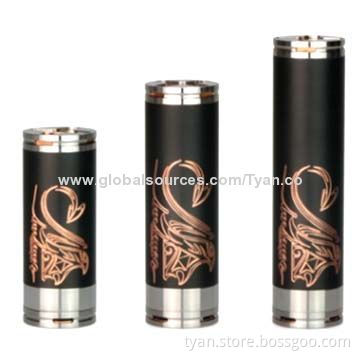 Newest electronic cigarette, black rebuildable mechanical e-cig mod stingray